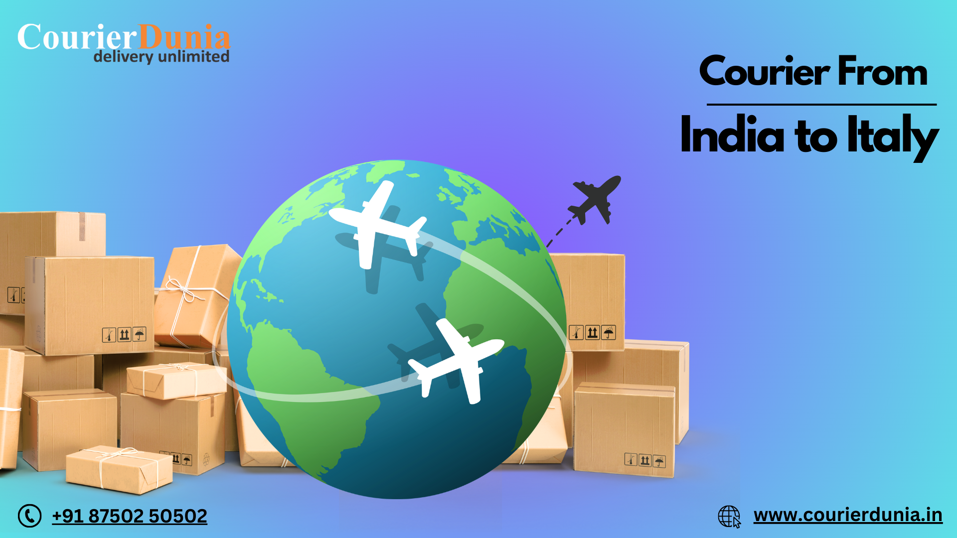 How to Calculate Courier Charges from India to Italy