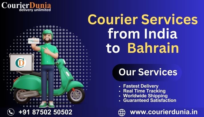 Courier Services from India to Bahrain – Charges | 50% OFF