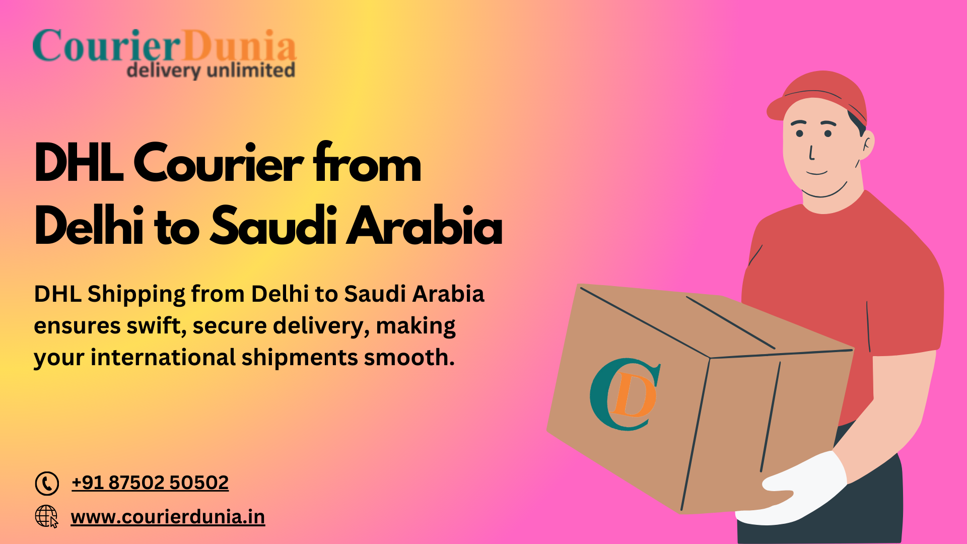 DHL Courier from Delhi to Saudi Arabia