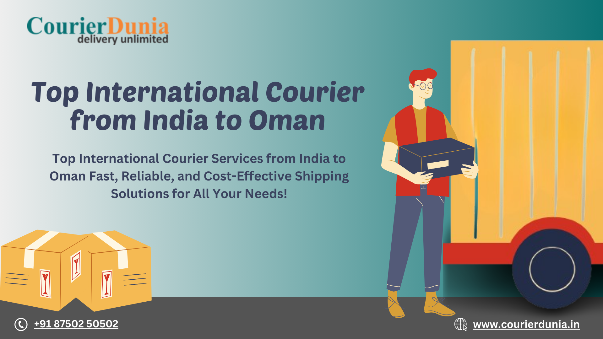 Top International Courier from India to Oman