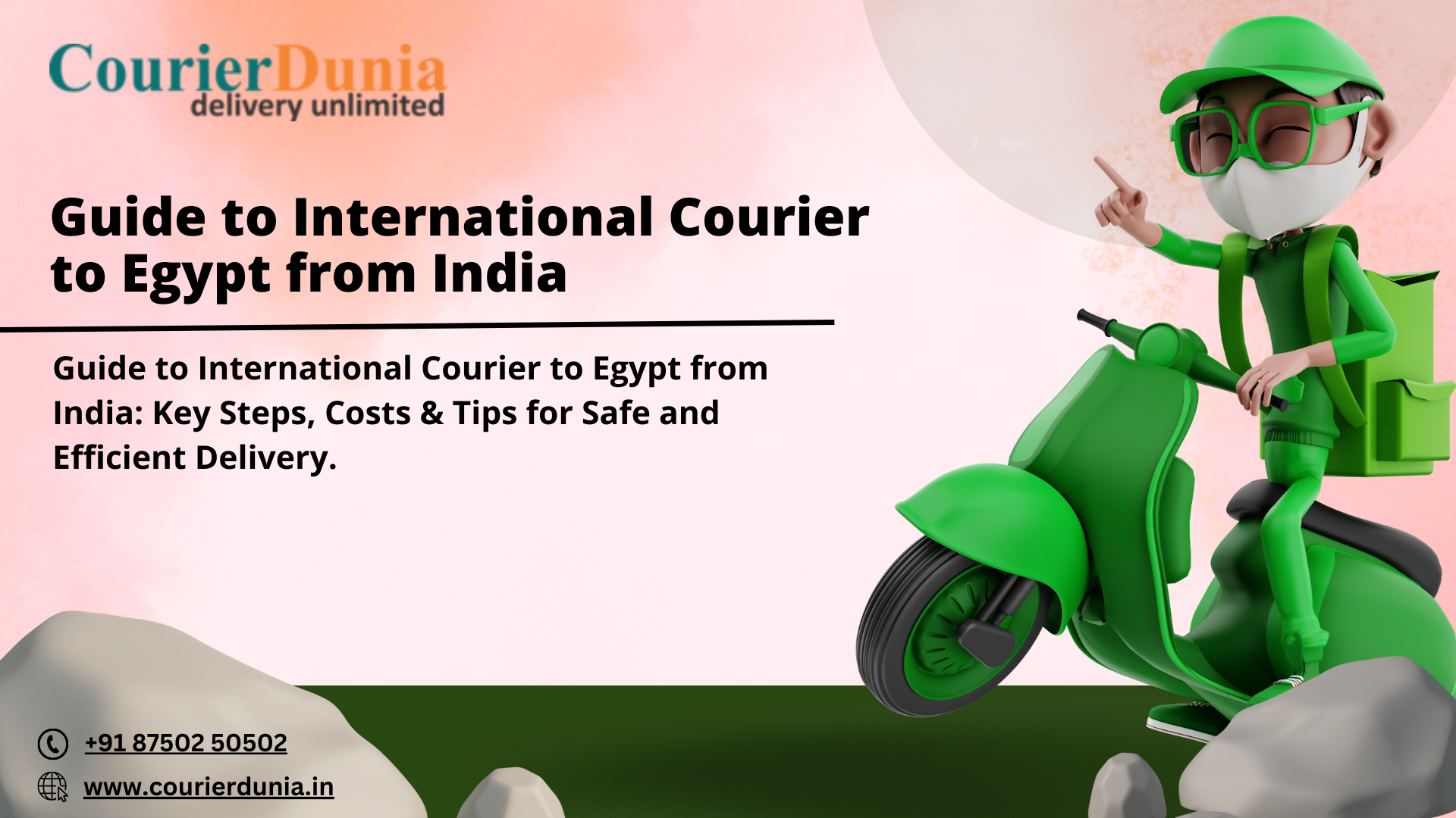 Guide to International Courier to Egypt from India
