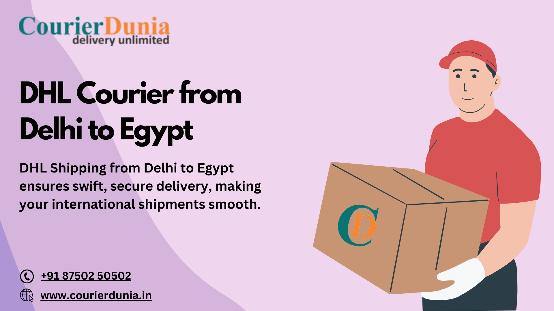 DHL Courier from Delhi to Egypt