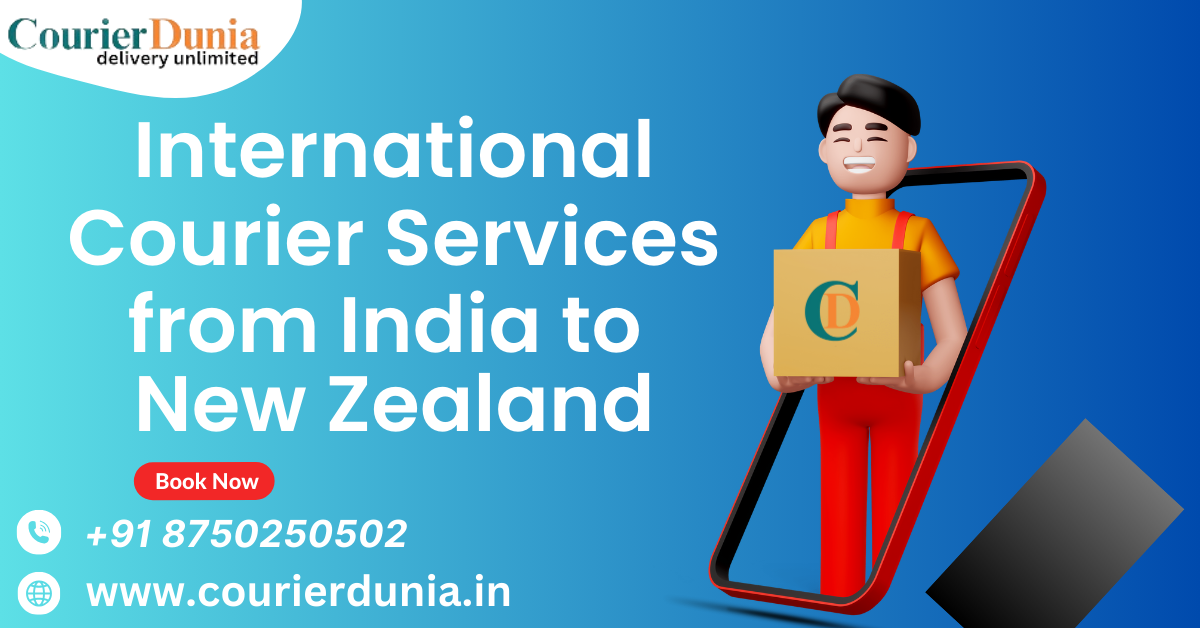 Courier Charges from India to New Zealand with Best Services | 50% OFF