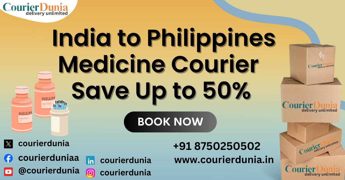 How do I Send India to Philippines Medicines Courier