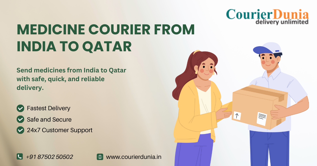 Medicine Courier From India to Qatar | Fast & Reliable Service