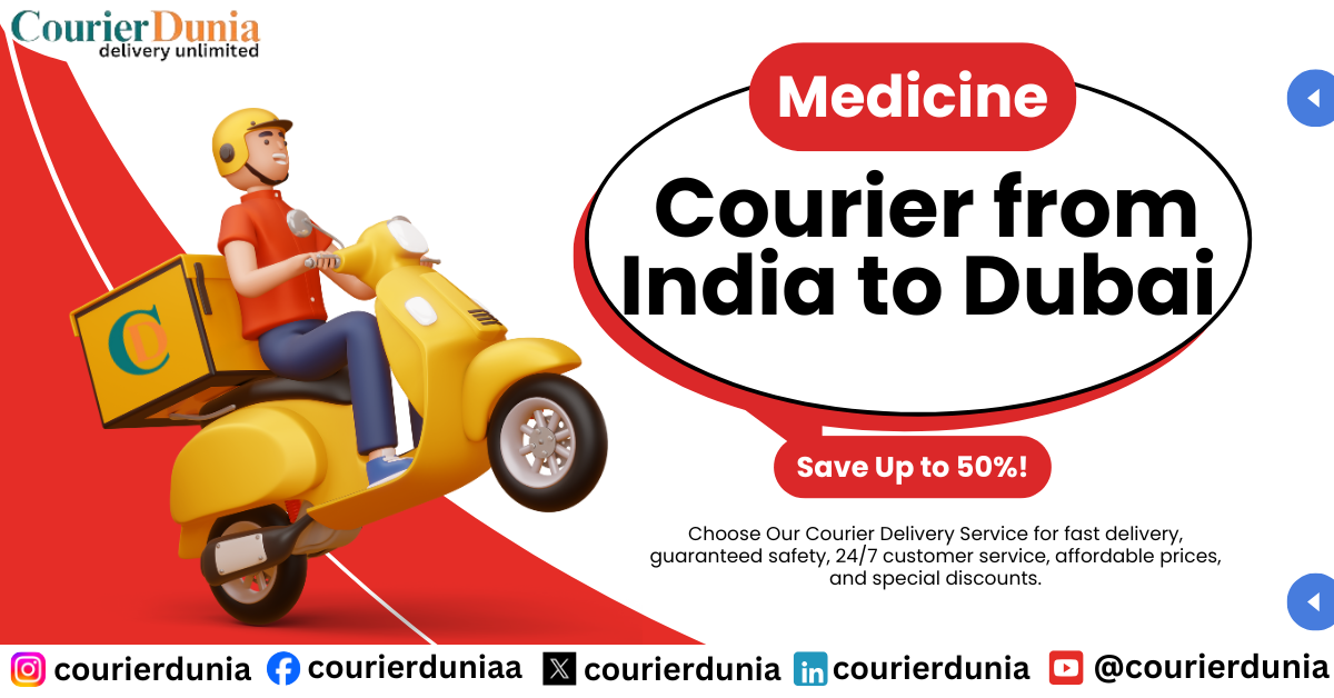 Send Medicines from India to Dubai