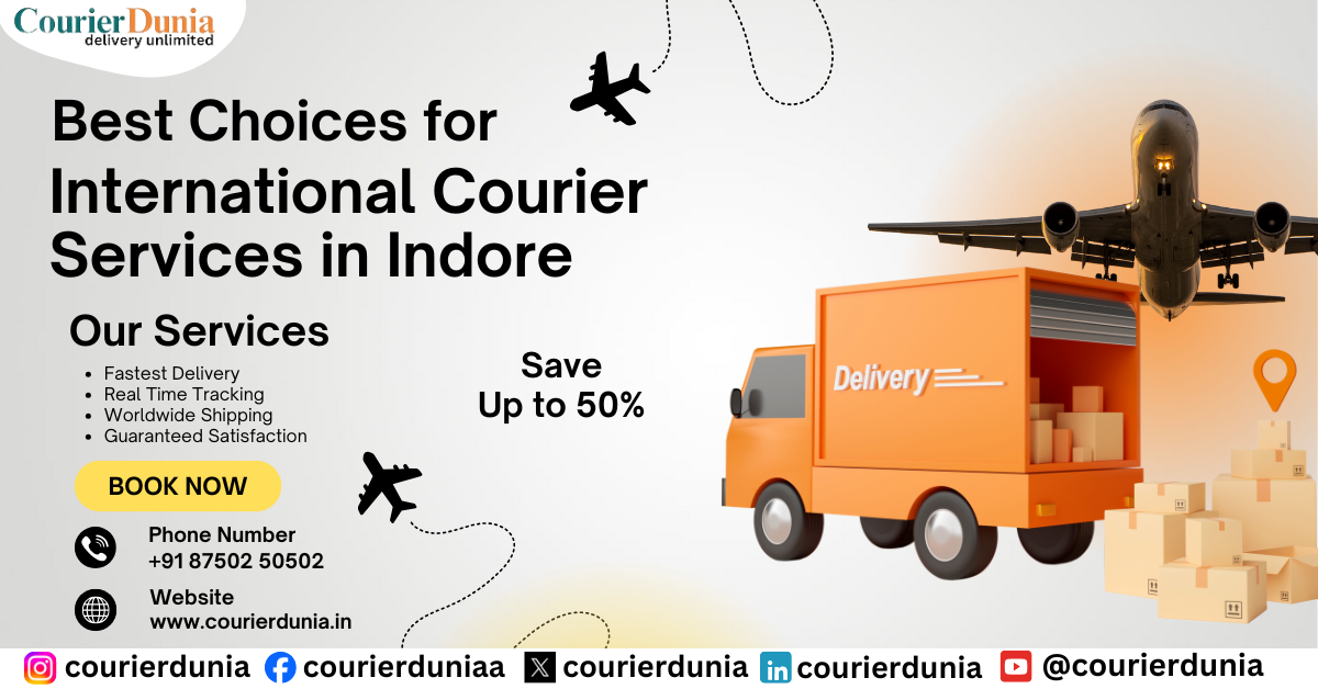 International Courier Services in Indore