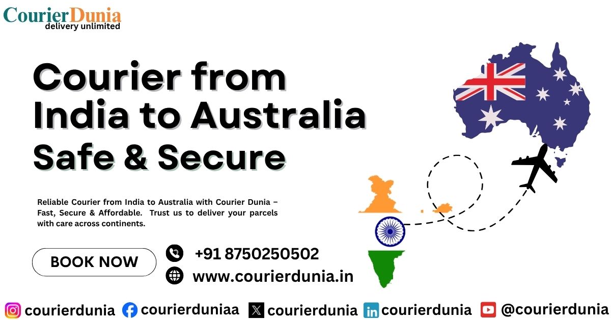Best International Courier from India to Australia