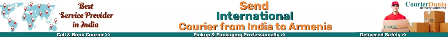 International Courier from India to Armenia 