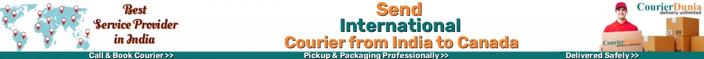 International Courier from India to Canada 