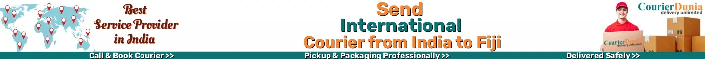 International Courier from India to Fiji 