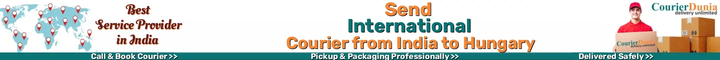 International Courier from India to Hungary 