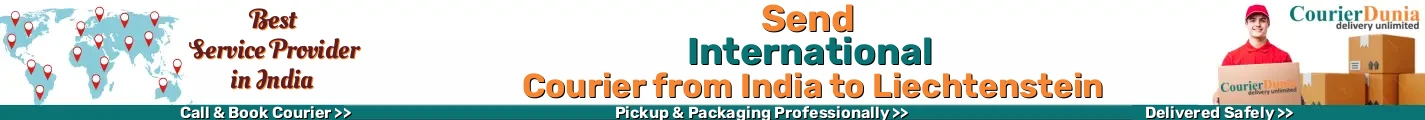 International Courier from India to Liechtenstein 