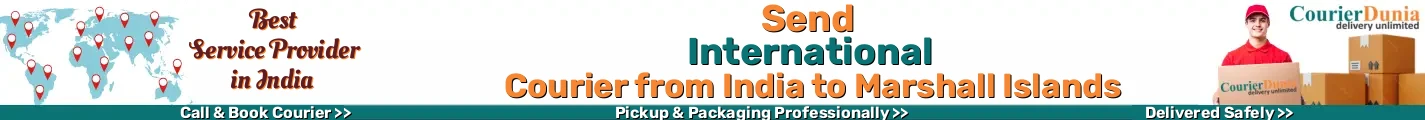 International Courier from India to Marshall Islands 