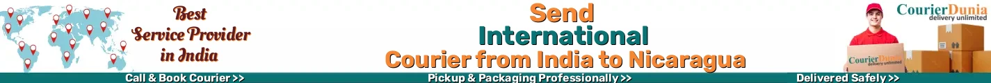 International Courier from India to Nicaragua 