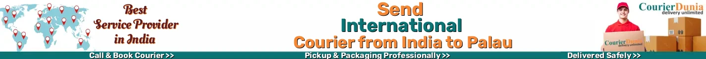 International Courier from India to Palau 