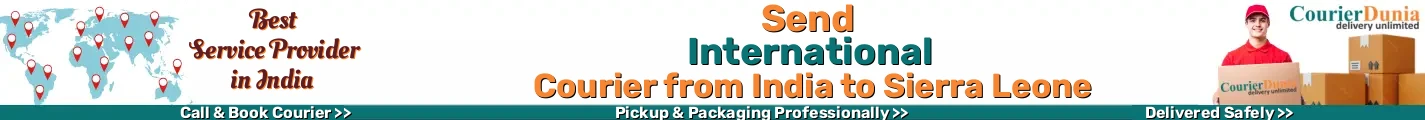 International Courier from India to Sierra Leone 