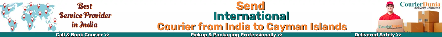 International Courier from India to Cayman Islands 