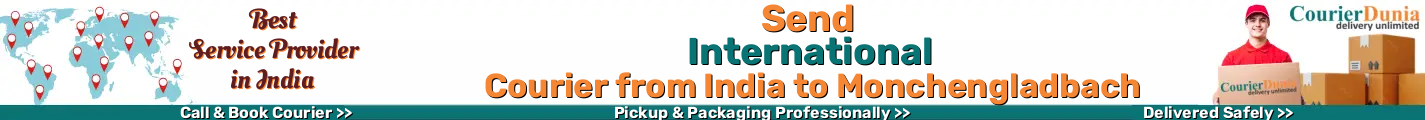 International Courier from India to Monchengladbach 