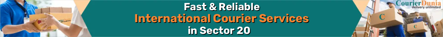 International Courier Services in Sector 20 - Fast & Reliable