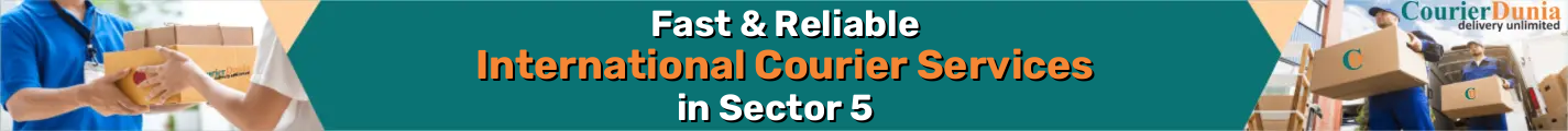 International Courier Services in Sector 5 - Fast & Reliable