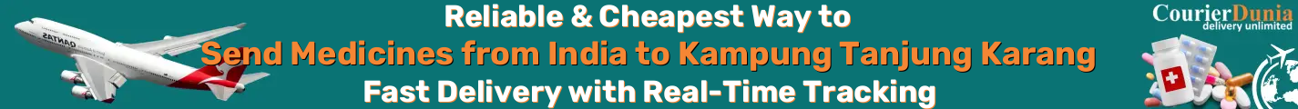 India to Kampung Tanjung Karang-Malaysia Medicine Courier - Fast & Reliable Shipping - Reilable & Cheapest