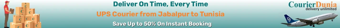 UPS Courier from Jabalpur to Tunisia